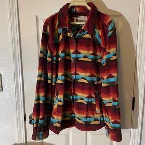 Outback Trading Co women’s shacket plus size 3xL